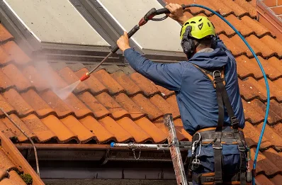 Démoussage et hydrofuge de toiture à Coutures